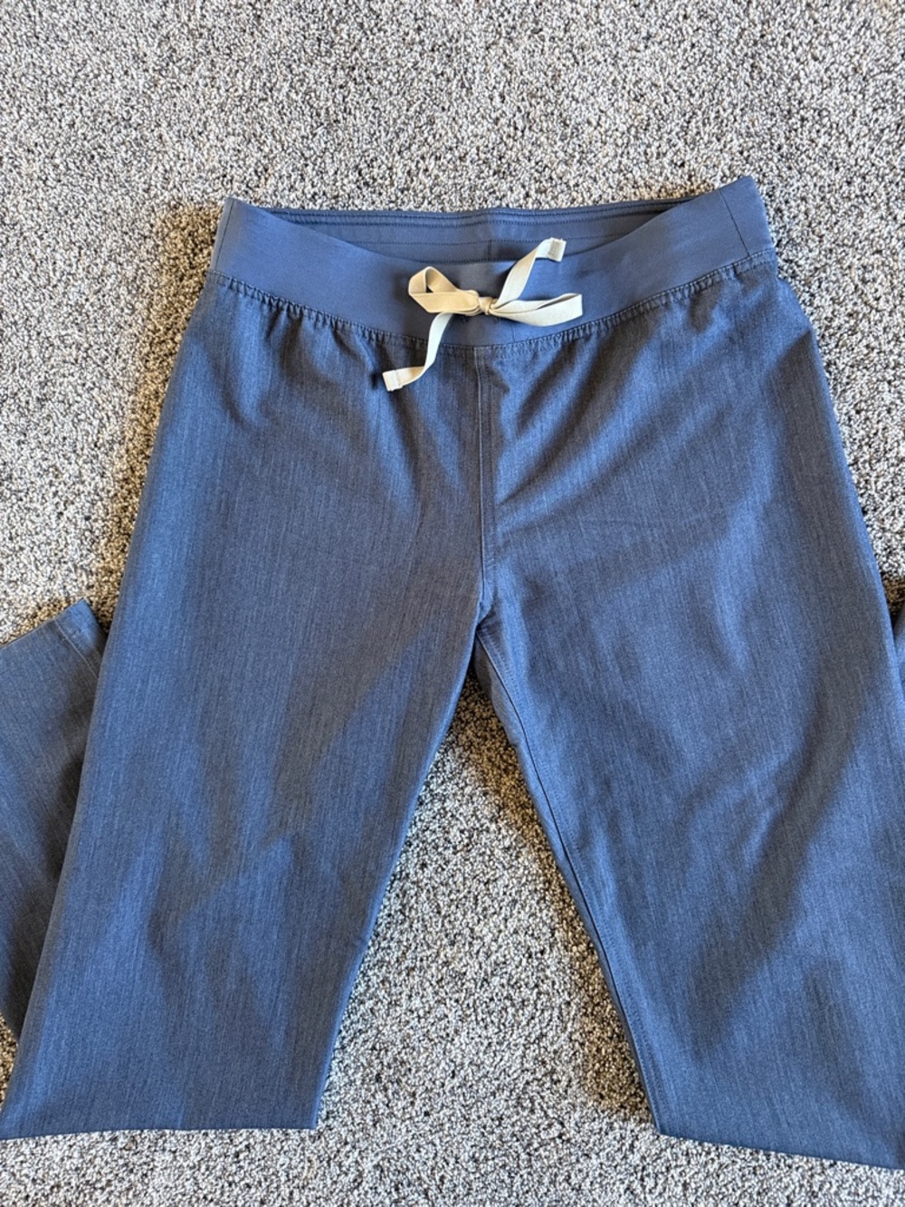 Figs Blue denim like color limited edition Livingston pants